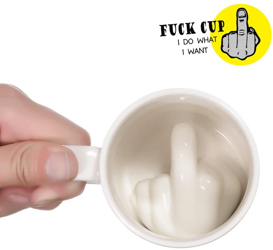 Middle Finger Ceramic Mug