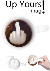 Middle Finger Ceramic Mug