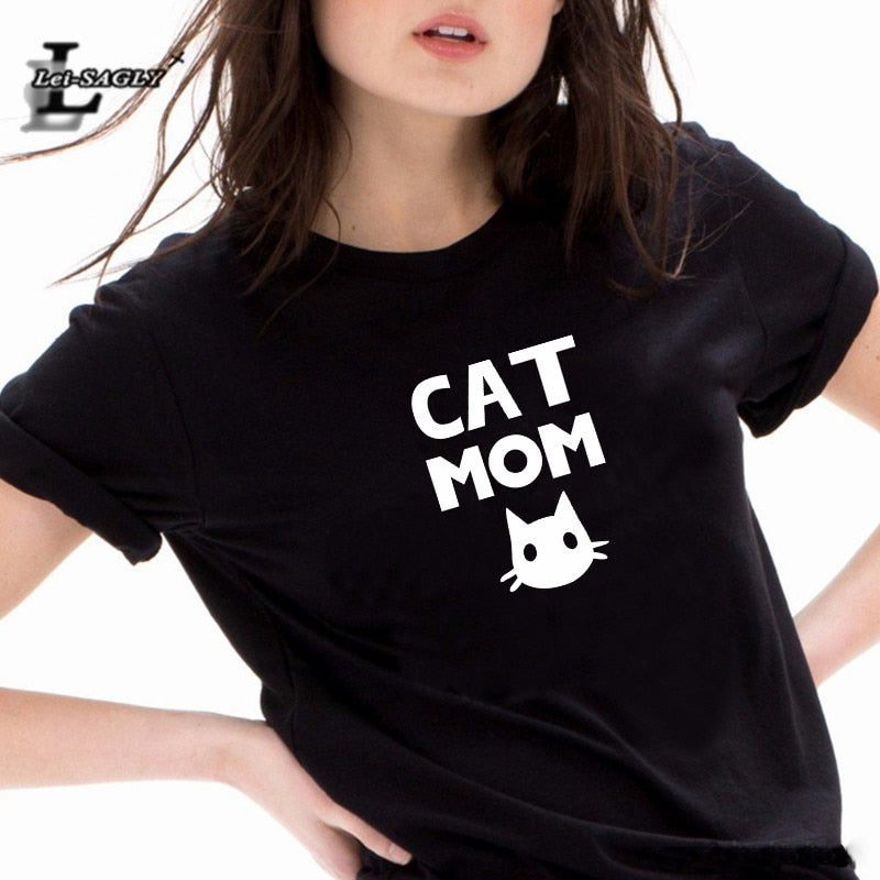 Cat Mom Cute Mom T Shirt