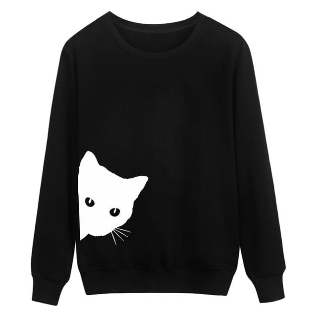 Black Cat Tshirt Women