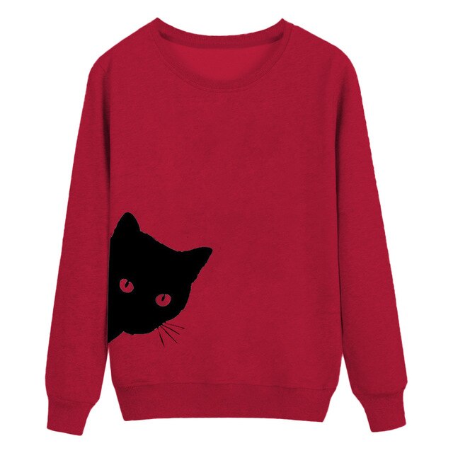 Black Cat Tshirt Women