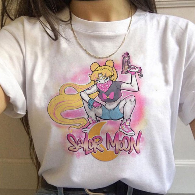 Sailor Moon T Shirt Cat