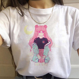 Sailor Moon T Shirt Cat