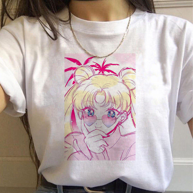 Sailor Moon T Shirt Cat