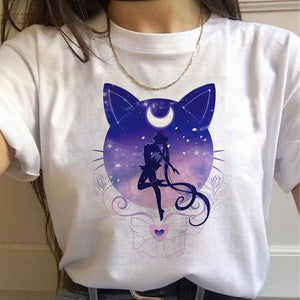 Sailor Moon T Shirt Cat