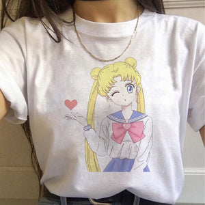 Sailor Moon T Shirt Cat