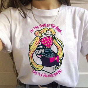 Sailor Moon T Shirt Cat