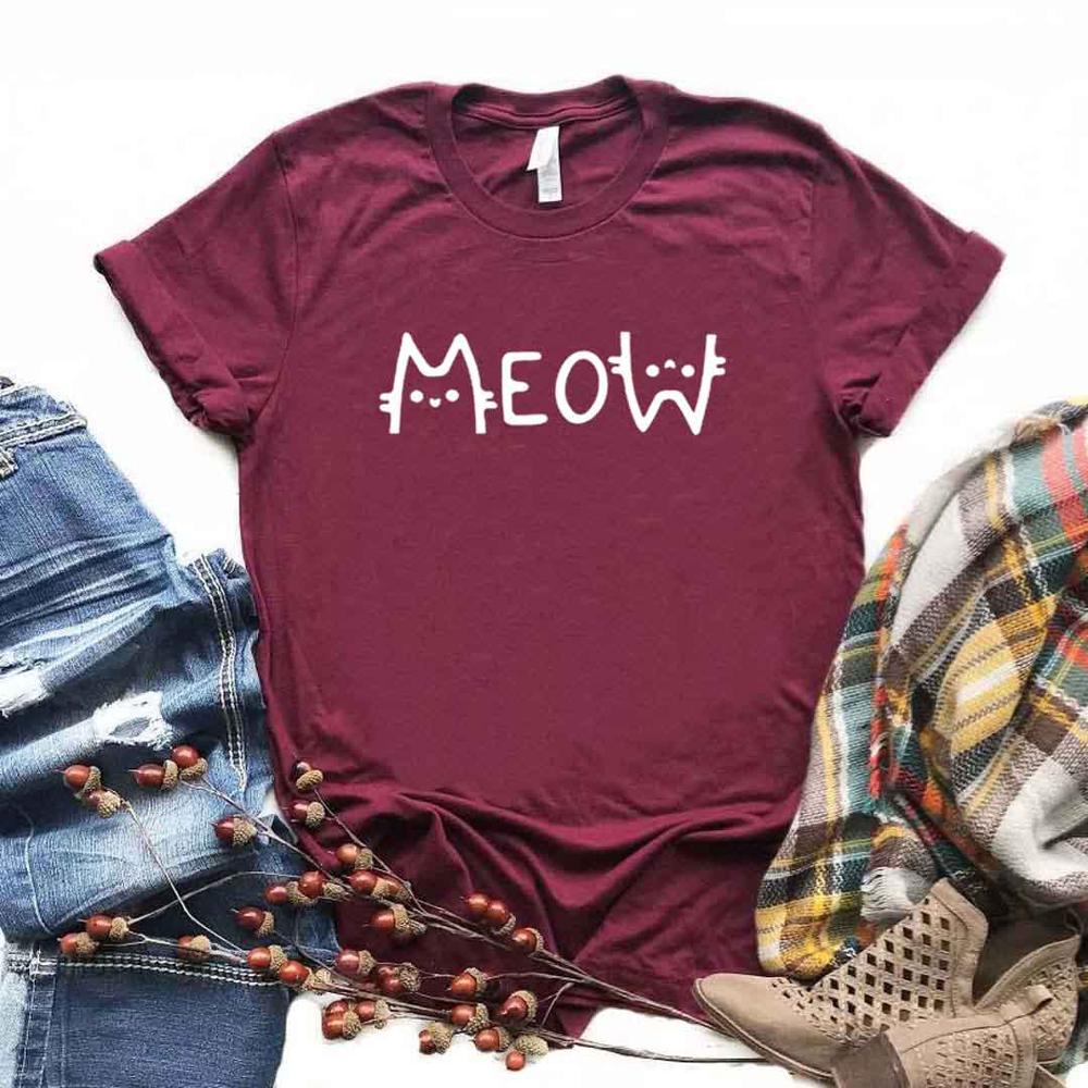 Meow cat mom Tshirts