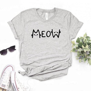 Meow cat mom Tshirts