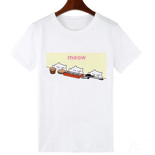 Showtly Meow Meow Kill Me T Shirt