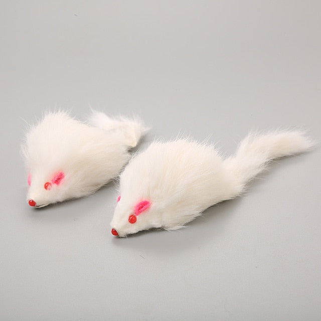 [SALE] Furry Rat Cat Toy