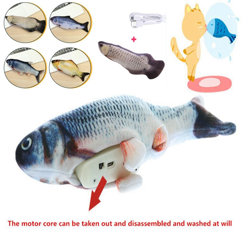 3D Fish Shape Cat Toy