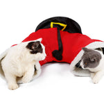 Santa Claus Pants Cat Tunnel