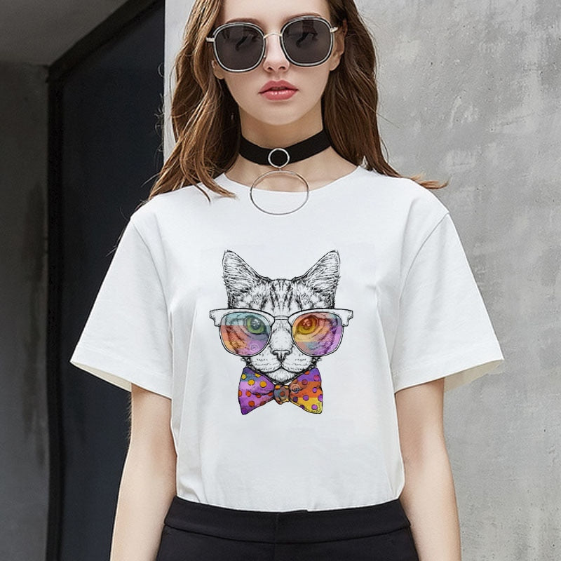 T Shirt Women  Cat