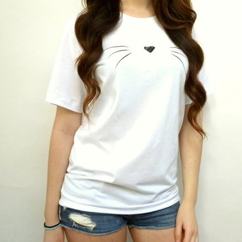 Fashion Summer Cute Cat Tshirt