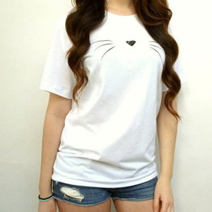 Fashion Summer Cute Cat Tshirt