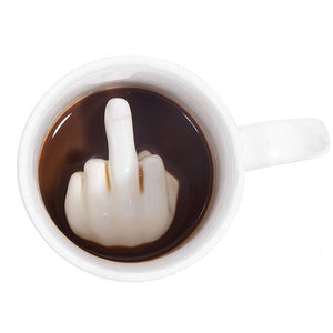 Middle Finger Ceramic Mug