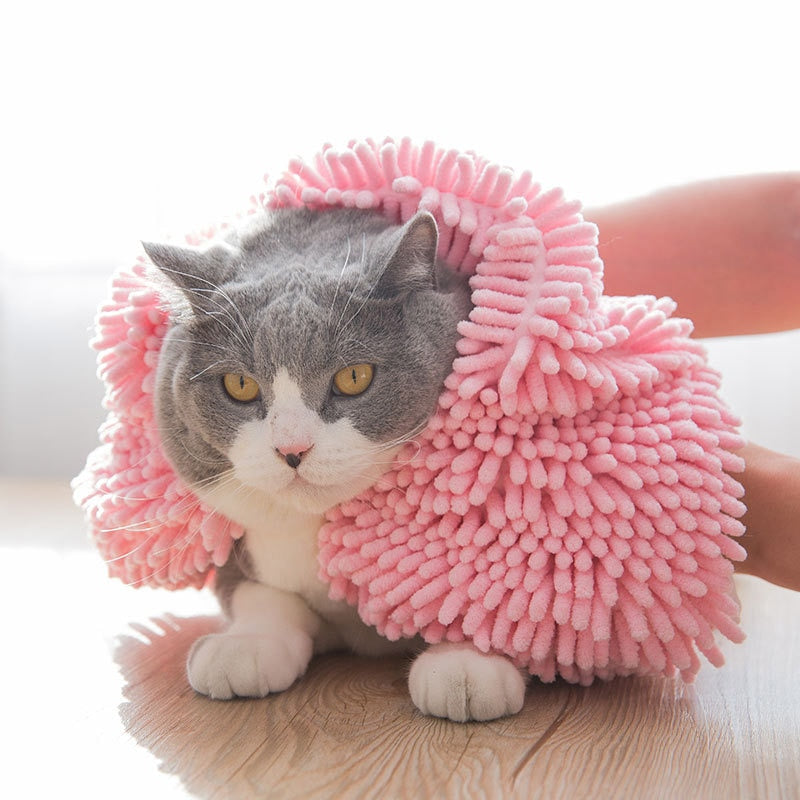 Super Absorbent Quick-Dry Cat Towel