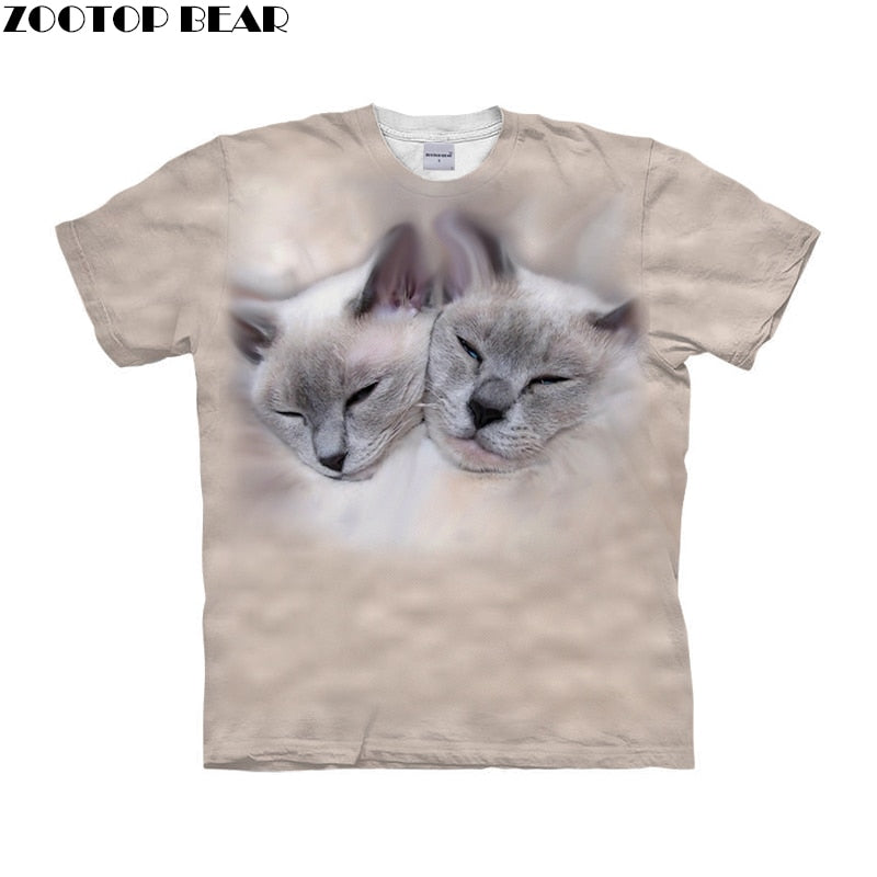 Funny Cat Tshirt Men Women