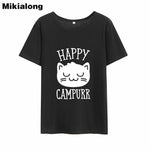 HAPPY CAMPURR Cat Tshirt